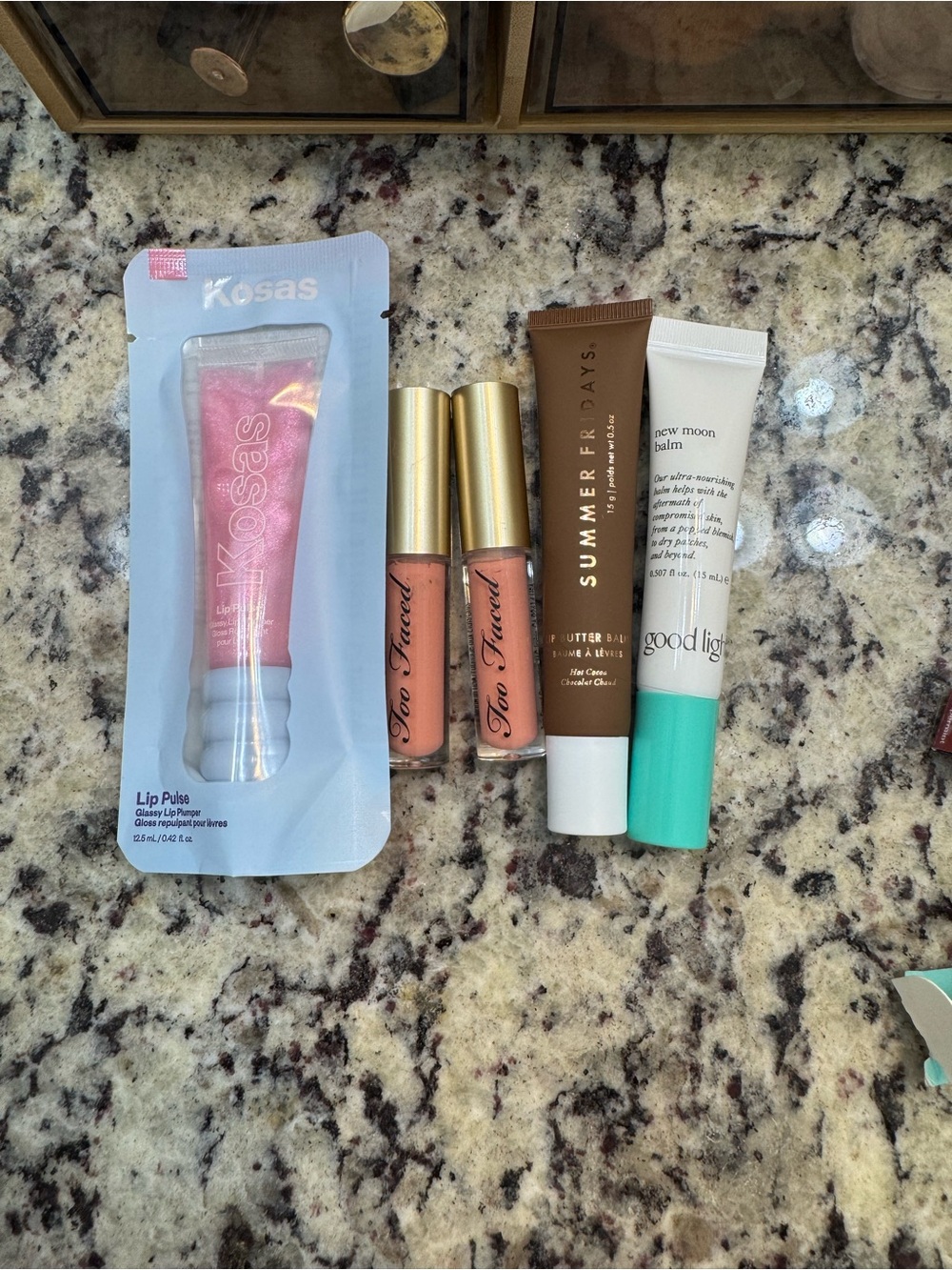 High end lip balm set